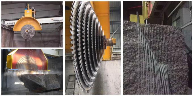 Multi Marmeren het In blokken snijdenmachine 2500mm 2800mm van het Bladengraniet 0
