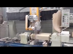 Twee PCS 380V stenen snijmachine met een enkele pilaar 16kw Baluster