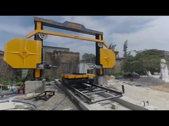 CNC diamantdraadzaagmachine met 4 vliegwielen voor industriële steensnijden