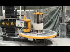 Steensnijmachine voor het onderste en bovenste deel van de kolom