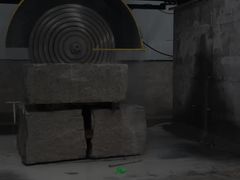 Gebouwde machines voor het snijden van granit-marmerblokken