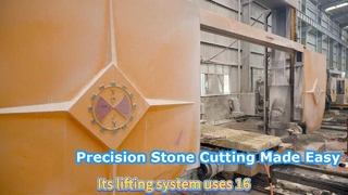 CRM‑3500 CNC 4-assige diamantdraadzaagmachine | Snijmachine voor Romeinse zuilen en boogplaten