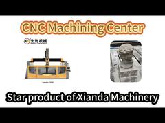 XianDa Leader1500 1500CM 5-assig CNC-demonstratie van steenbewerkingscentrum