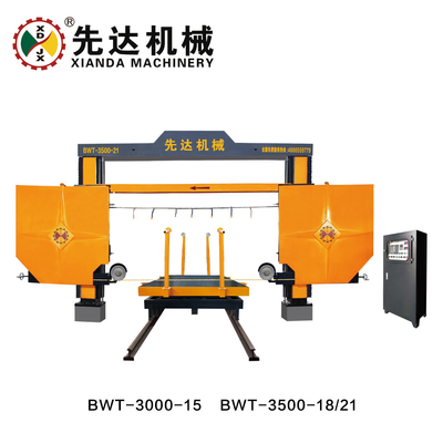 CNC het Blok die van het Steenknipsel Diamond Wire Saw Machine For-Graniet Marmeren Kwarts kleden