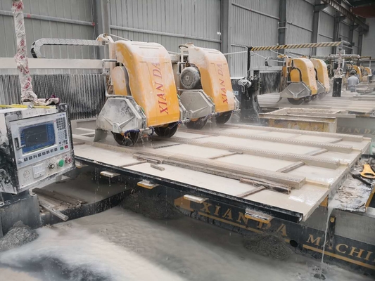 Multiplc van het Functie Marmeren Graniet Lineaire het Profileren Machine 15kw