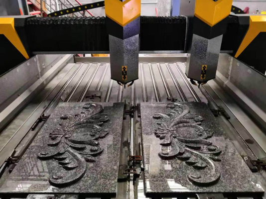 Drie de Steen van de Asaaneenschakeling de Vlak het Snijden Macht van de Machine5.5kw As