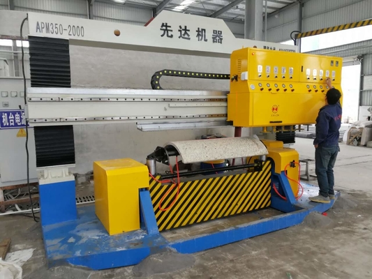 CNC cirkelvormige stenen plaatpoetsmachine 1300 mm Verwerkingslengte