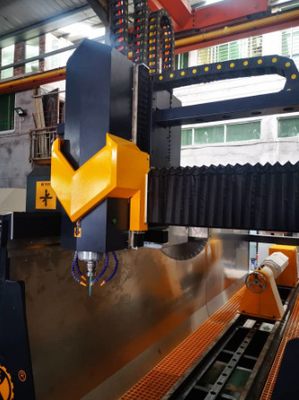 4 As Kolom CNC Steen Snijmachine voor het snijden van marmer en granit graveren