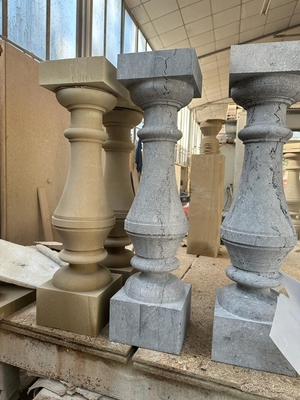 Twee stuks baluster-kolom snijmachine met hoge snijkracht en 7.5kw hoofdmotor