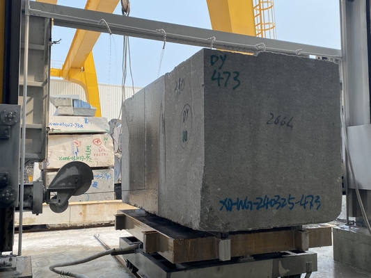 1300*2500mm trolley stenen machine voor bloksplitsing en 4m3/h waterverbruik