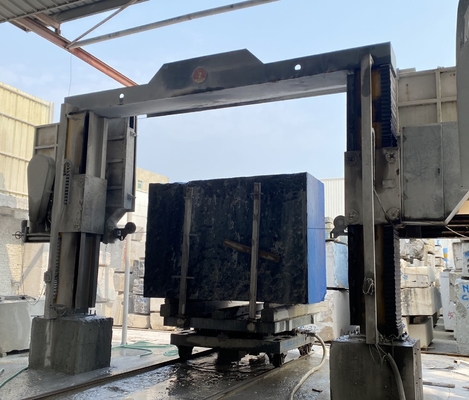 1300*2500mm trolley stenen machine voor bloksplitsing en 4m3/h waterverbruik
