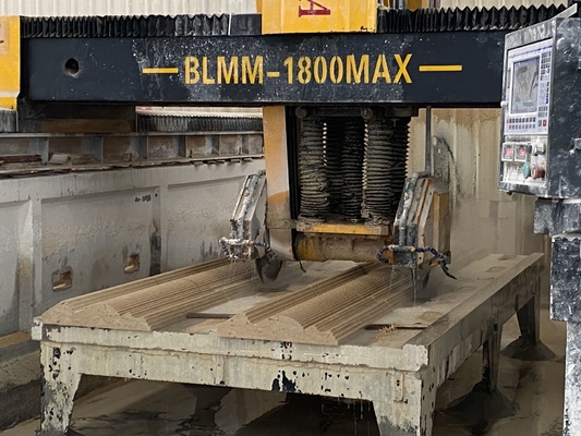 Steenprofiel snijmachine met dubbele balk brug type lineair snijden en frezen