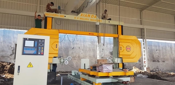 CNC marmeren/granite diamantdraadzaag voor het profileren