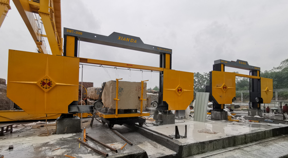 Diamantdraadzaagmachine voor blokdressing door PLC