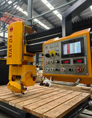 PLC-geïntegreerde brugsnijmachine met kantelhoeken van 0-85° voor platen