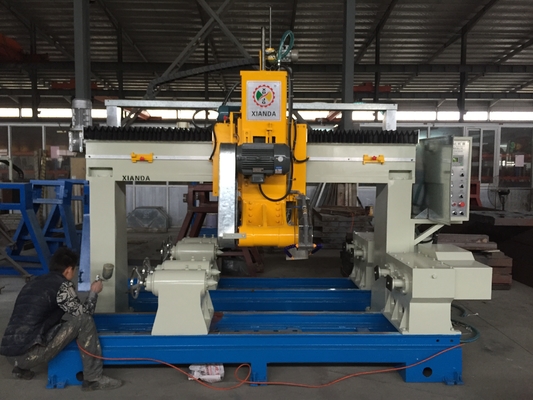 PLC/CNC Hoog nauwkeurige vierpc blauster snijmachine voor pijler, kolomkappen, wegversperring
