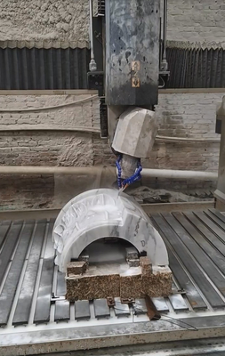 4 Assen CNC-boogplaat- en kolomstenenhouwmachine