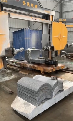 Granit marmer diamant draadzaag profiel snijmachine