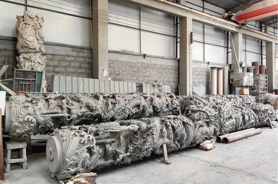 Precieze 3-assige CNC-planar steenhouwmachine voor grootschalige steenwerkzaamheden
