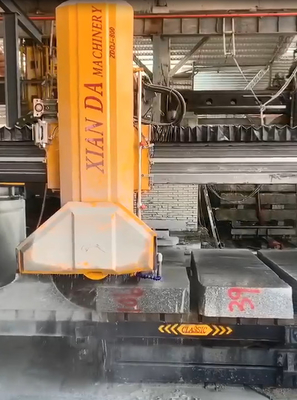 Waterverbruik 3m3/uur Xianda Steenplaat Snijmachine voor precieze snijwerk