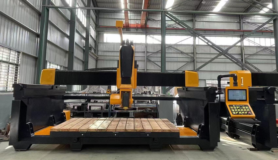 5 axis CNC brug zag machine voor marmeren keuken countertop met Italië Esa systeem Automatisch programma Software Steen snijden