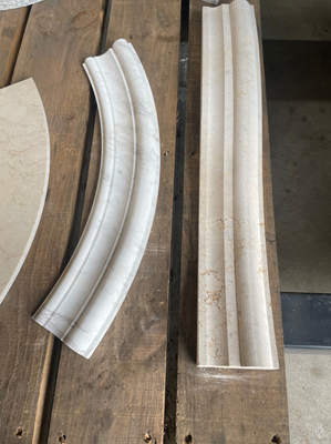 5 + 1 As CNC Steenbrugzaagmachine Met freesmachine Voor het snijden van toonbanken Marmer Granit Kwartz Trappen