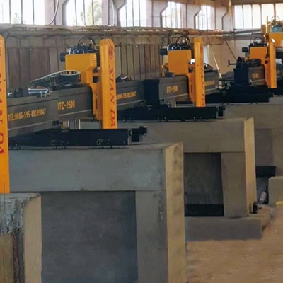 Machines voor het snijden van brugblokken met hoge precisie en met hydraulisch hefwerk
