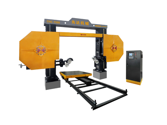 Compacte CNC-diamantdraad snijmachine 360° roterende as voor het snijden van precieze materialen