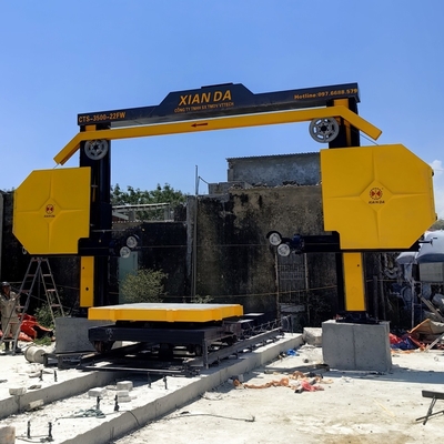 Performance Diamantdraadzaagmachine met 360° rotatiegraad en 15kw hoofdmotor