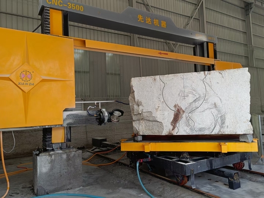 Hoogpressiemechanische CNC-diamantdraadzaagmachine voor het snijden en snoeien van marmer en graniet