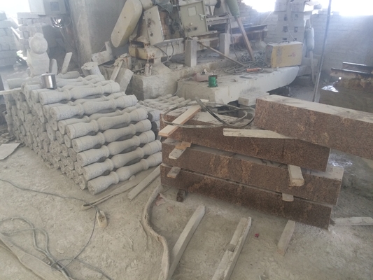 Hoogwaardige CNC-/PLC-snijmachine met vier stukken baluster voor de steenbewerking