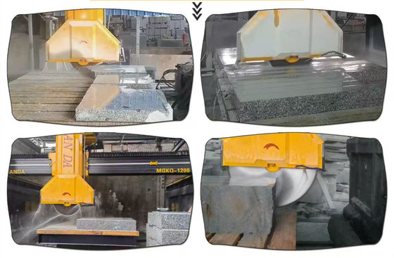 Hoge snelheid Middenbloksnijmachine met vier kolommen en een brutovermogen van 29/37kw voor precisiesnijden