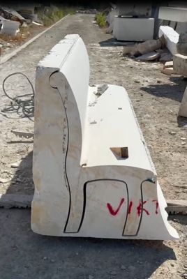 Automatische 4-assige CNC-draadzaagstenenmaaier voor de steengroeve en de fabriek