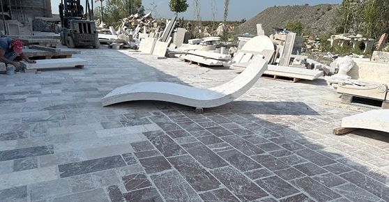 Automatische 4-assige CNC-draadzaagstenenmaaier voor de steengroeve en de fabriek