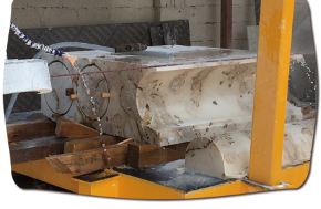 4-Assige CNC Diamantdraadzaagmachine Precisie Steen Snijden voor Speciale Vormen & Gebogen Ontwerpen