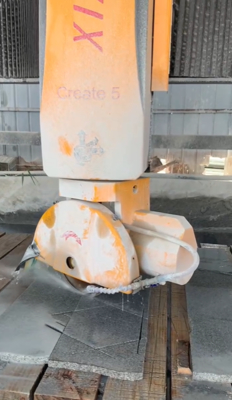 5-Assige Brug Steen Snijmachine CNC Graniet & Marmer Profilering Zaag