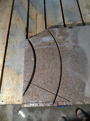 5-Assige CNC Brugzaagmachine met 3400x2000mm Werktafel en 0°-360° Koprotatie voor Graniet en Marmer