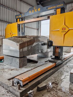 Gantry Verrijdbare Heavy Duty Diamantdraadzaagmachine met 3500*3500*2200mm Maximale Verwerkingsgrootte en CNC/PLC Besturing voor Hoge Precisie Steenbewerking