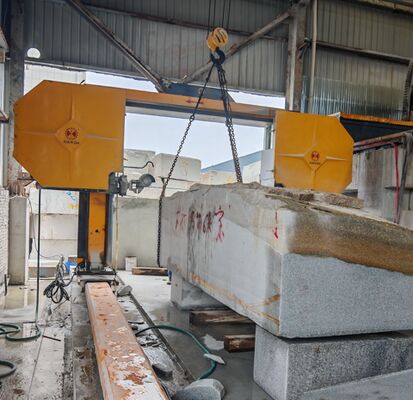 GANTRY MOVABLE HEAVY DUTY DIAMOND WIRE SAW MACHINE IDEAL FOR CUTTING LARGE BLOCKS OF STONE