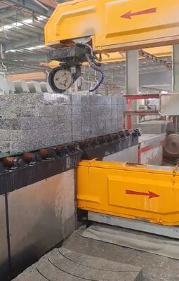 Verticale CNC Draadzaagmachine met PLC-besturing voor Steenbewerking, 4m3/U Waterverbruik, 20-50m Draadlengte