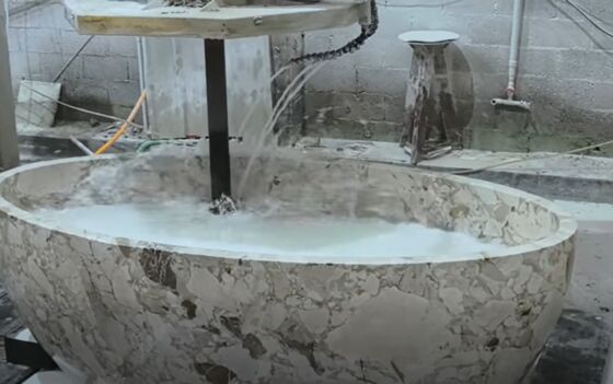 5+1 Axis Cnc Bewerkingscentrum voor Granit Marmer 3d Formen