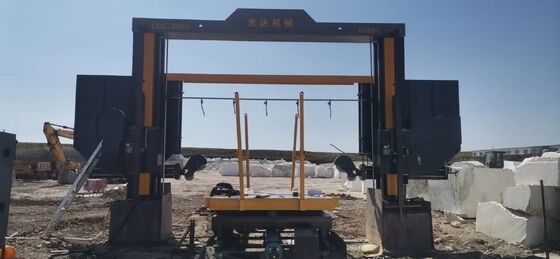 CNC diamanten draadzaag dressing machine met 360° draaitafel voor 1,5M/1,8M/2,1M/2,2M/3,5M grote blokken