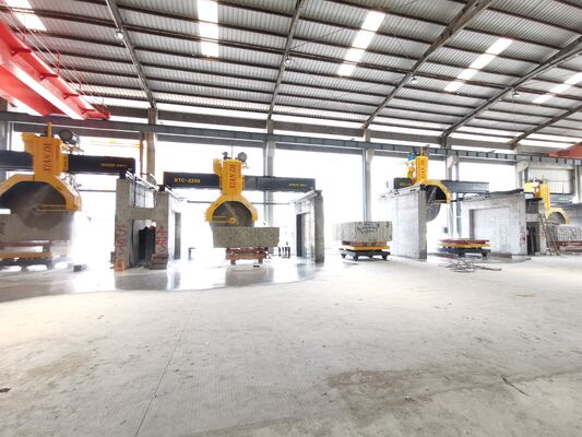 Max Blade Diameter 2500mm/2800mm Bridge Saw Cutting Machine voor het verwerken van grote marmeren blokken steen
