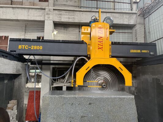 Max Blade Diameter 2500mm/2800mm Bridge Saw Cutting Machine voor het verwerken van grote marmeren blokken steen