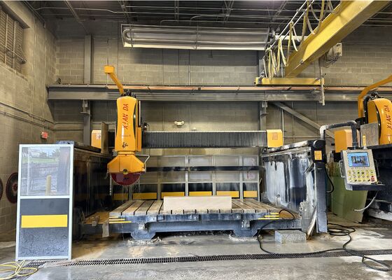 5 as CNC brug zag steen snijmachine tegel snijmachine hoge nauwkeurigheid 32 kW 120 mm snijdikte versnellingsbak lager