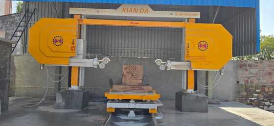 Smart CNC Diamond Wire Saw Steen Snijmachine met drager Vier Spindel Linkage High Stability Engine High Safety voor graniet