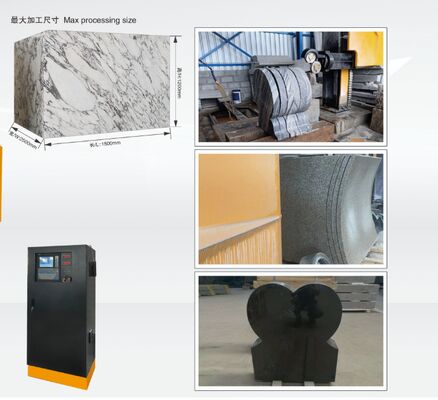 Compacte 4-assige CNC diamantdraadzaagmachine voor marmer en graniet profileren - Kleine steenzaagmachine met CE-certificaat