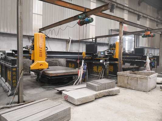 Infrarood brug zag laser steen PLC snijmachine, geschikt voor grootschalige marmer en graniet plaat verwerking