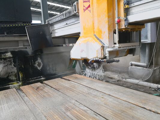 Infrarood brug zag laser steen PLC snijmachine, geschikt voor grootschalige marmer en graniet plaat verwerking