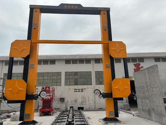 CNC diamantdraadzaagmachine met 3500*3000*1800mm maximale verwerkingsgrootte en 11kw hoofdmotor voor het snijden van steen